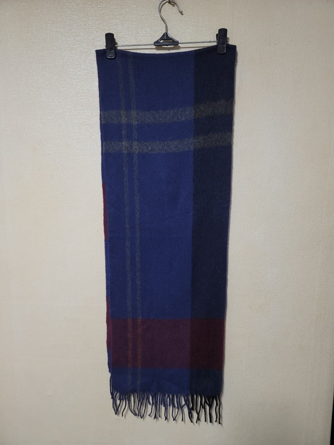 빈폴 캐시미어 혼방 체크 머플러 상품이미지2