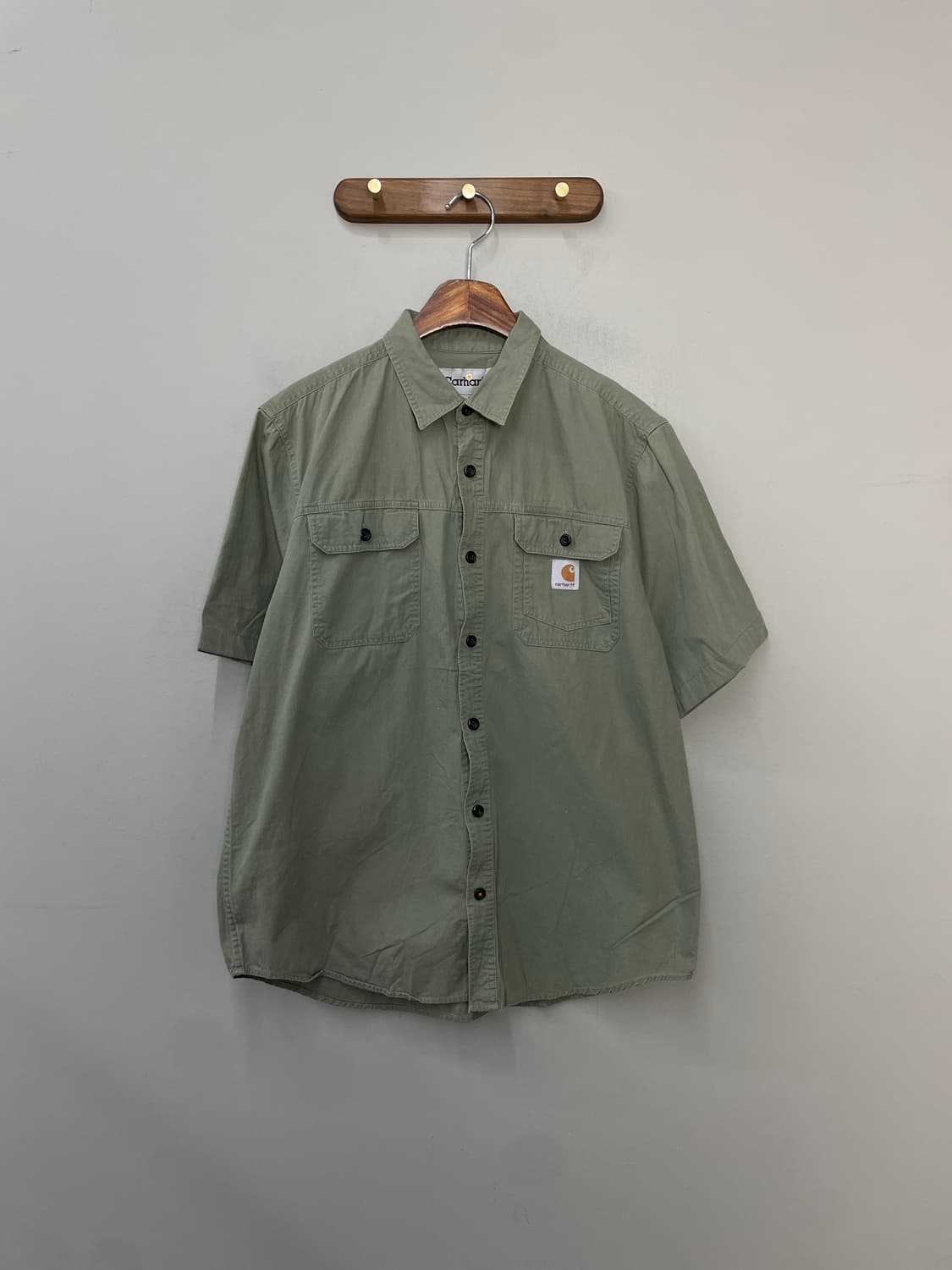 칼하트 카키 워크 반팔 셔츠 H2293 상품이미지2