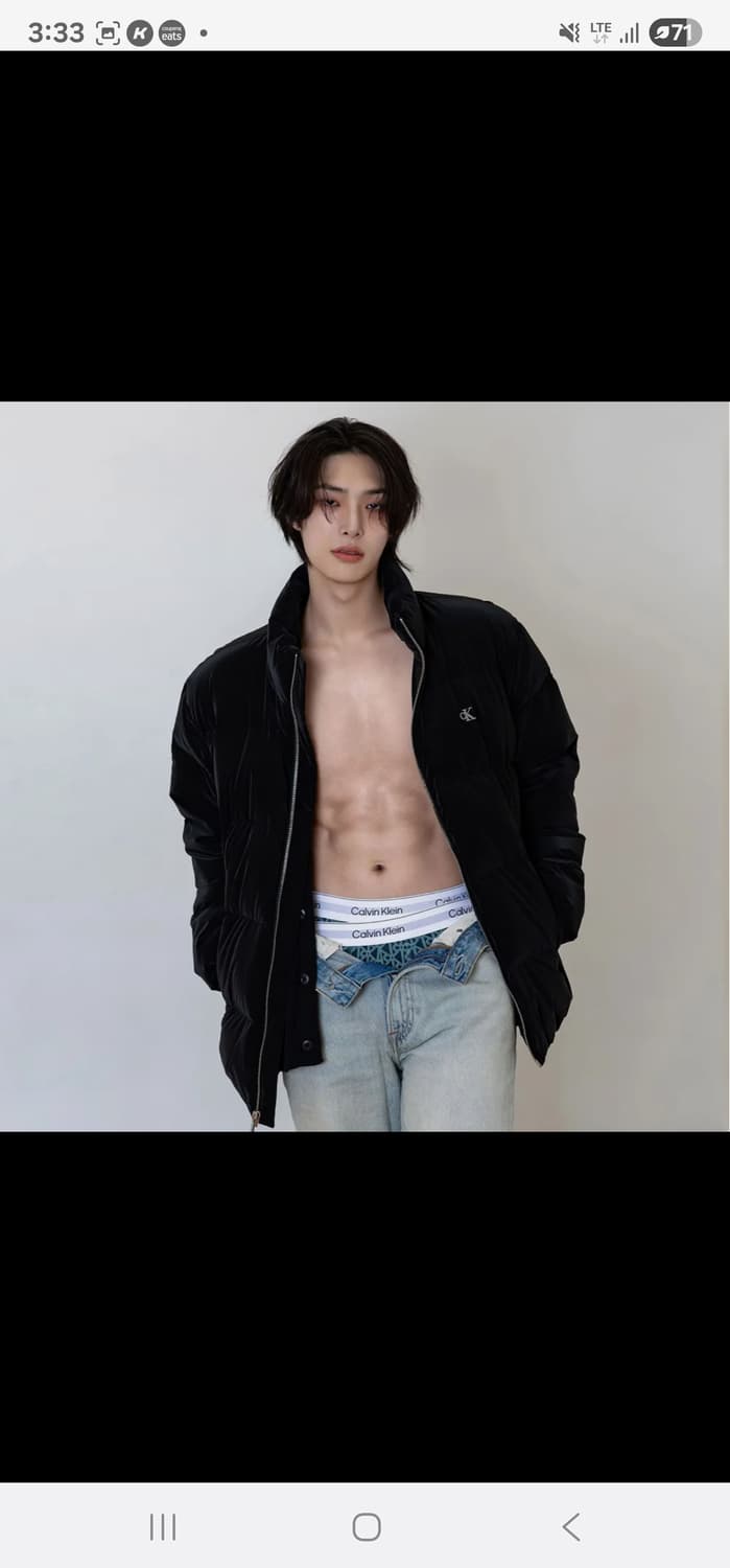 캘빈클라인 남성 모크넥 메트글로시 푸퍼자켓 4RD533G UB1 상품이미지3