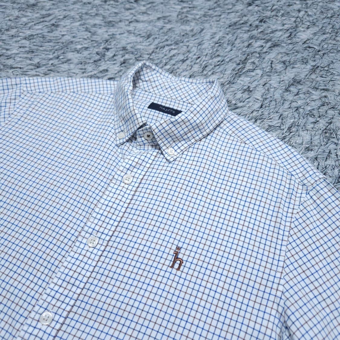 헤지스)95 남자 체크셔츠남방 / 왕눈이샵 상품이미지4