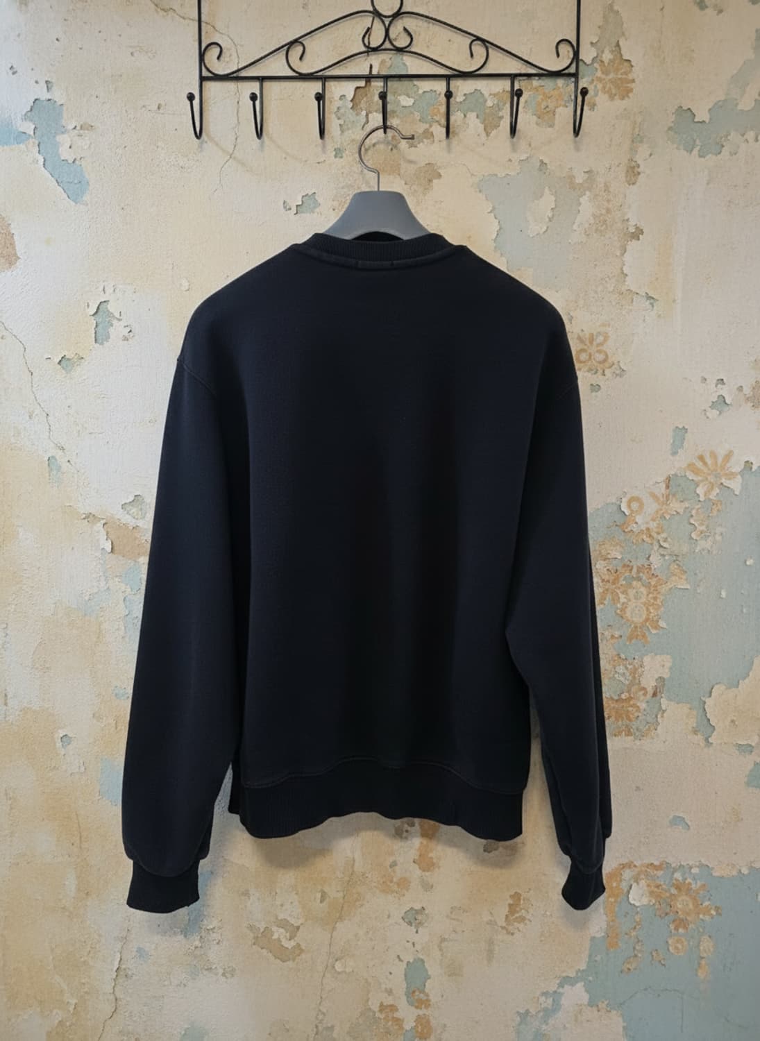 Lee 리 ORIGIN FIT 검정 오버핏 맨투맨 S 상품이미지2