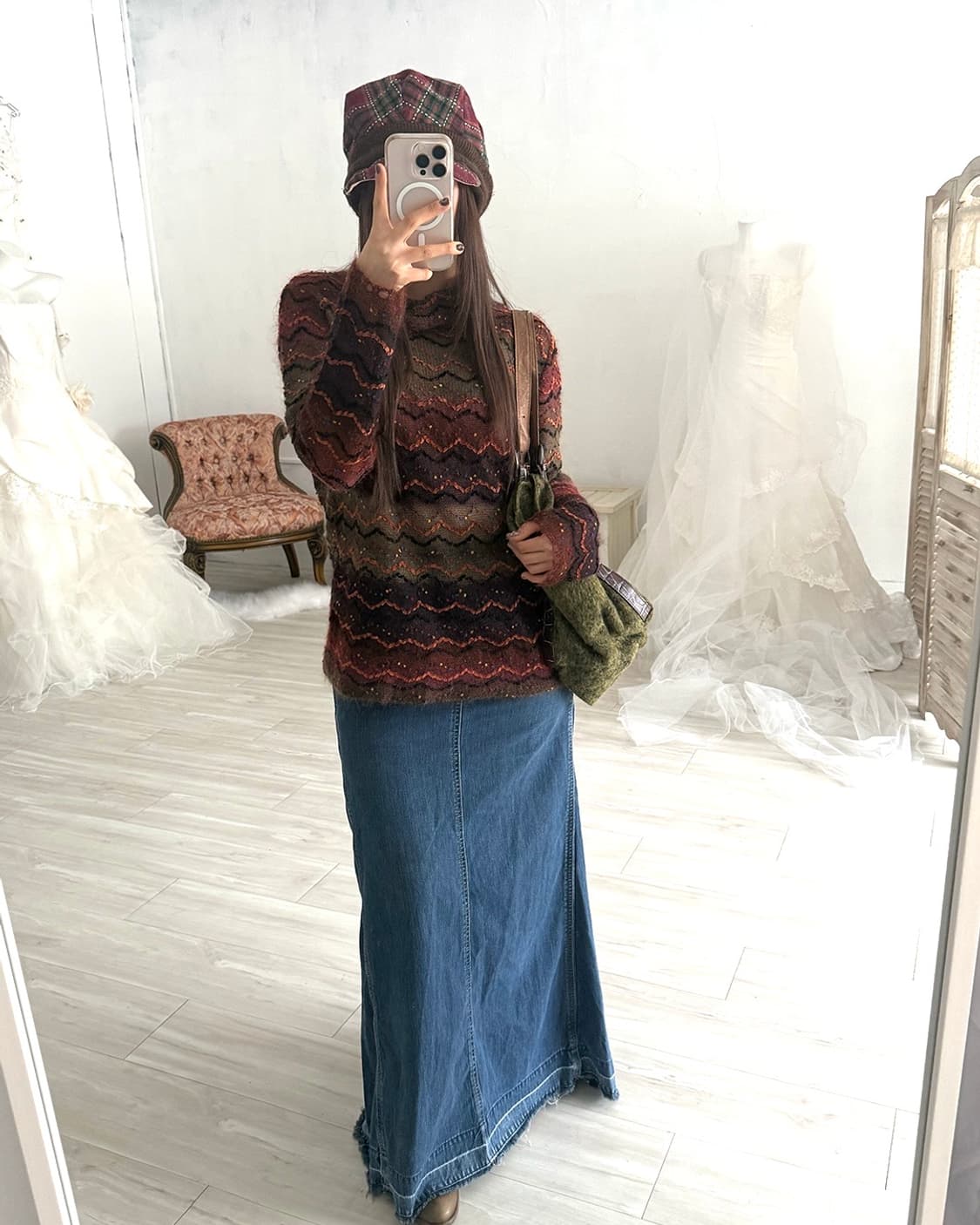 Hysteric Glamour Denim Maxi Skirt 상품이미지8