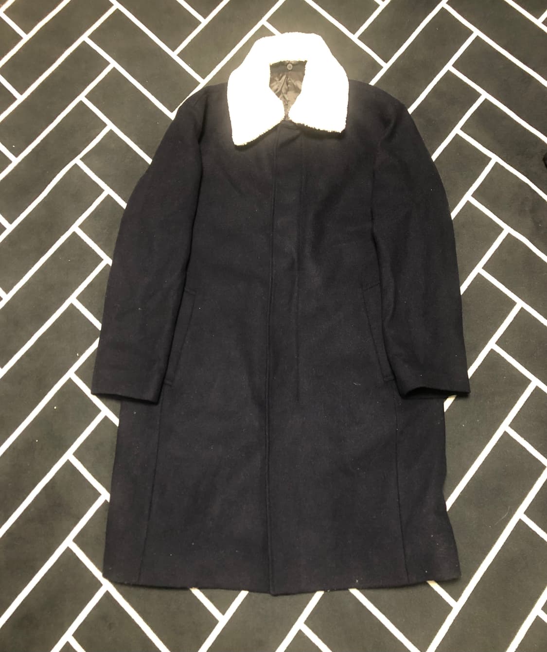 (80%할인특가중)편집샵새제품 프리미엄 양털 시어링 무스탕 코트/ 상품이미지1