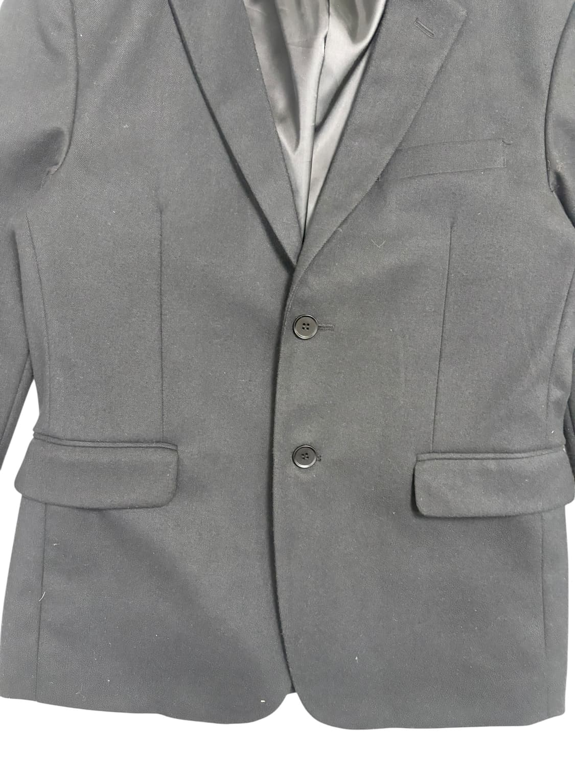 모노소잉 울 자켓 블랫 상품이미지4