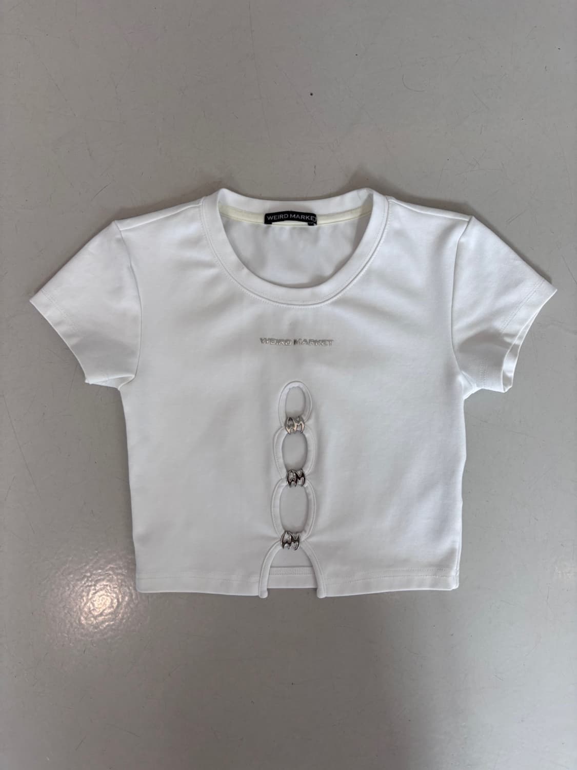 (New)Weird Market Crop T 상품이미지2