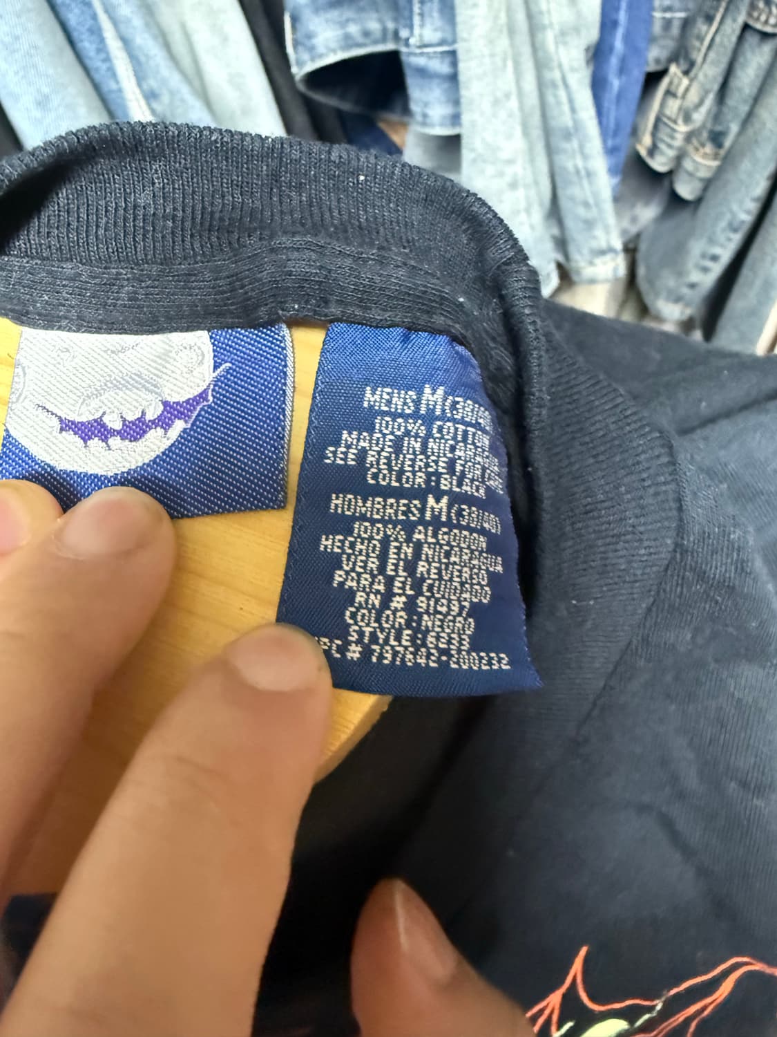 [M] Y2K 빈티지 펑크 해골 티셔츠 상품이미지3