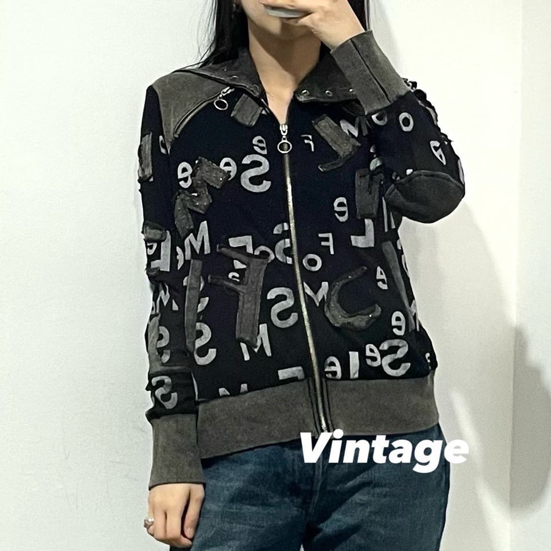 펑크 디테일 집업 상품이미지1
