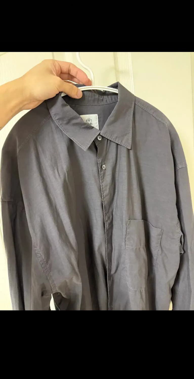 3) 폴리테루 텐코 루즈드 셔츠 퍼플그레이 퍼그 상품이미지2