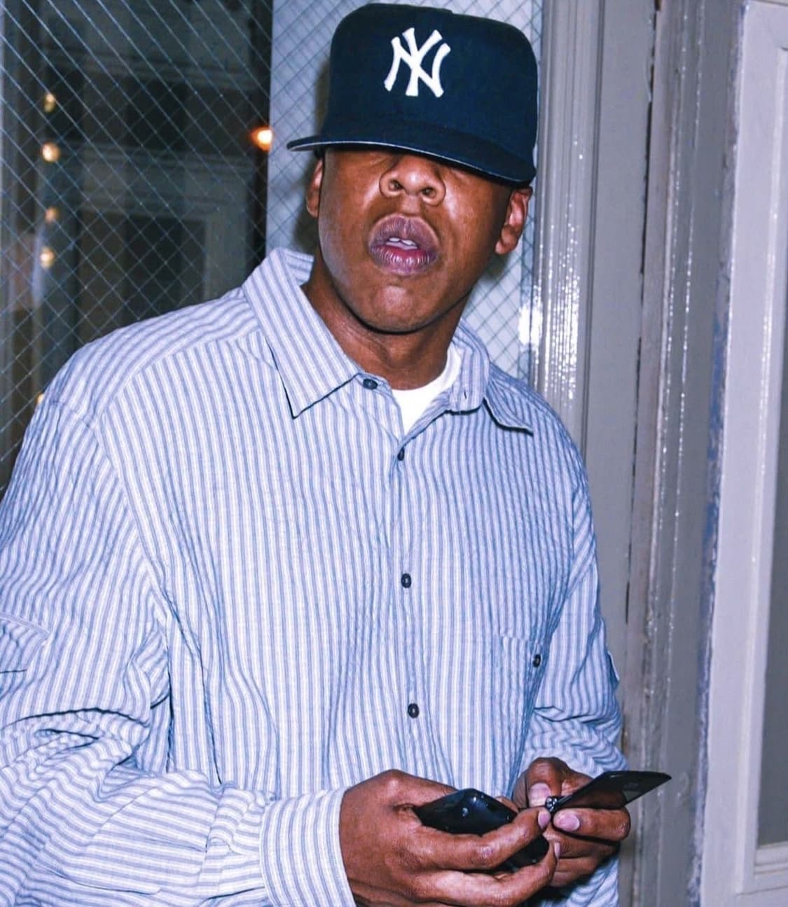 90s 빈티지 뉴에라 양키스 울 캡 made in usa 7 5/8 상품이미지1