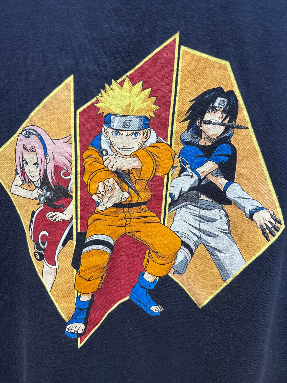 빈티지 나루토 반팔 티셔츠 2000s 상품이미지2