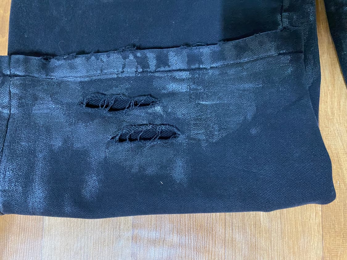 정가이하) 에모스탠스 클럽 6포켓 와이드 배기 코티드 스웻팬츠 1사이즈 상품이미지6