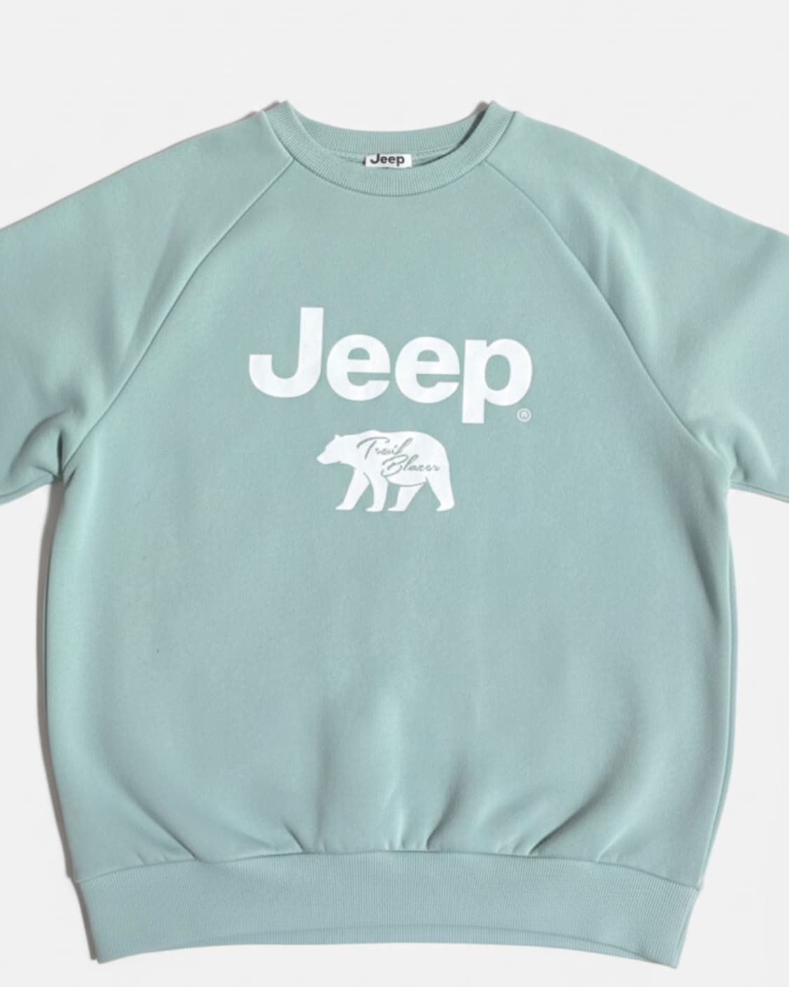 jeep fleece-lined sweatshirt mint 상품이미지1