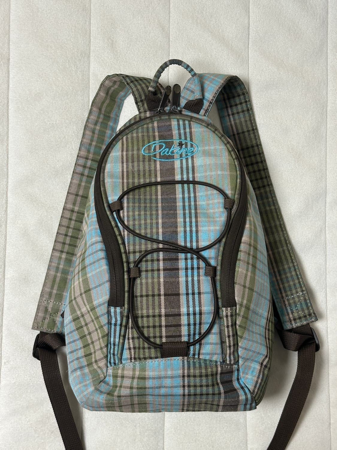 Dakine 체크&도트 백팩 블루그린2 상품이미지3