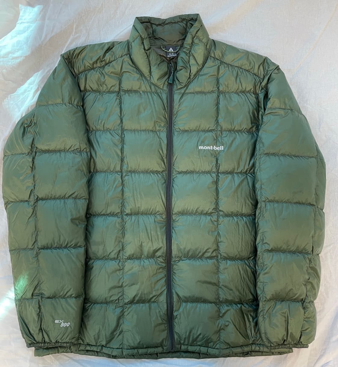 몽벨 슈페리어 다운자켓 ex800 다크그린 상품이미지1