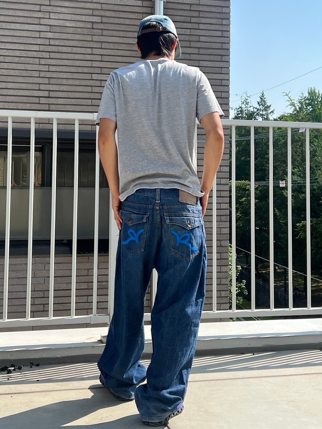 ROCAWEAR 자수 힙합팬츠 상품이미지1