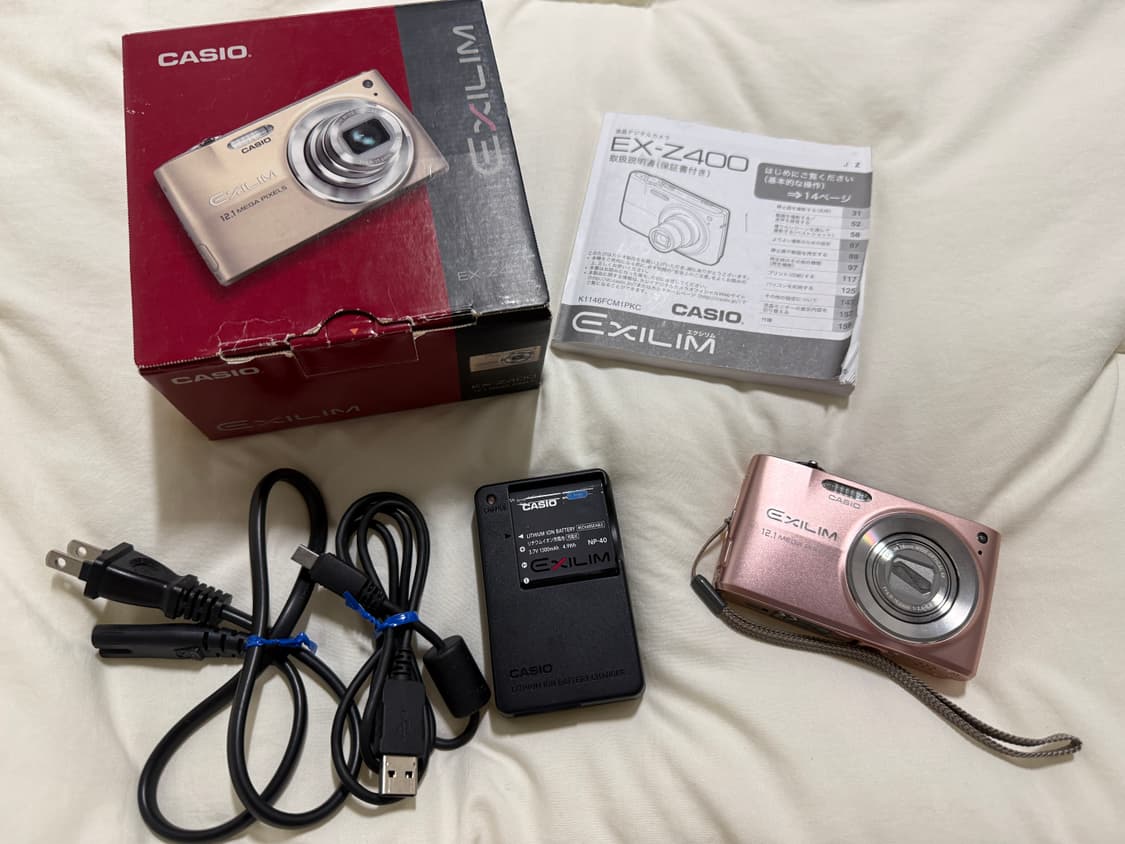 미품) 카시오 엑슬림 z400 Casio exilim z400 풀박 상품이미지1
