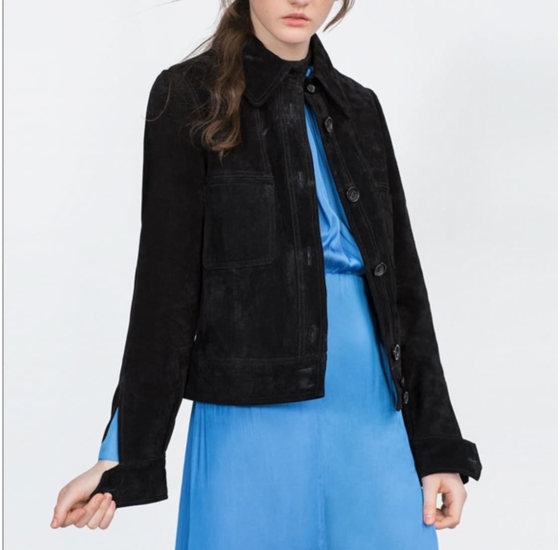 자라 스웨이드 자켓 m 상품이미지1