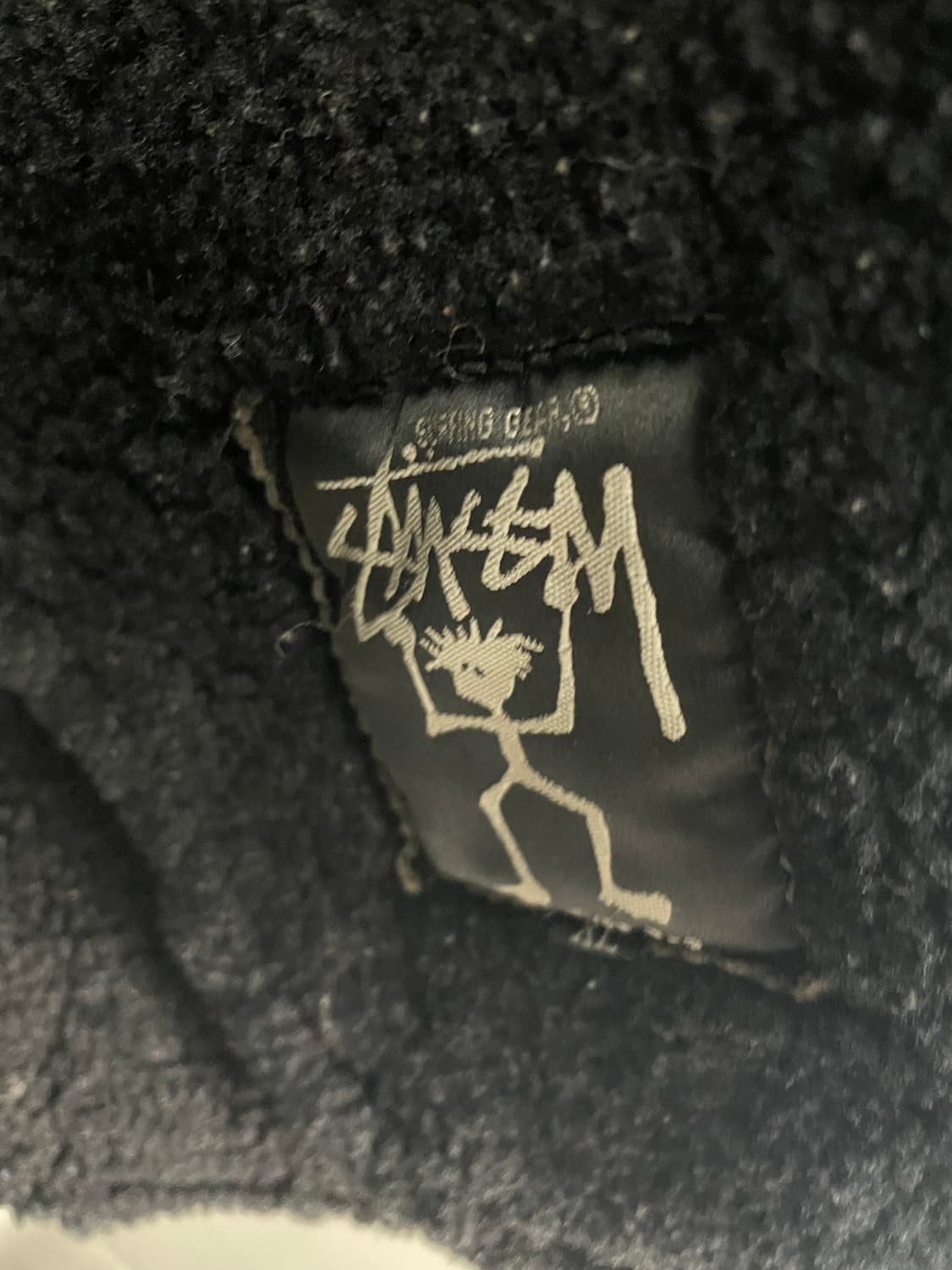 스투시 B-3 블랙 램스킨 무스탕 레더자켓 H2360 상품이미지5