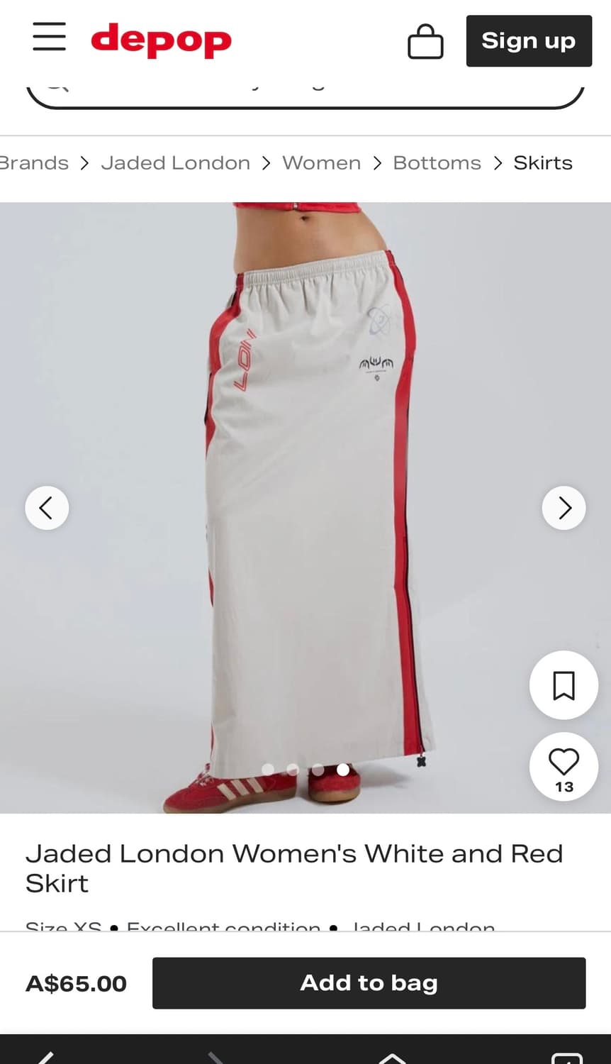 jaded london 롱 스커트 상품이미지1