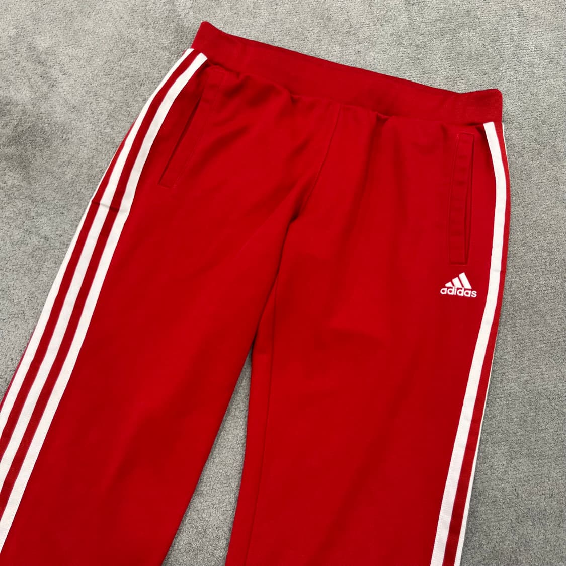 90 아디다스 레드 트랙팬츠 상품이미지2