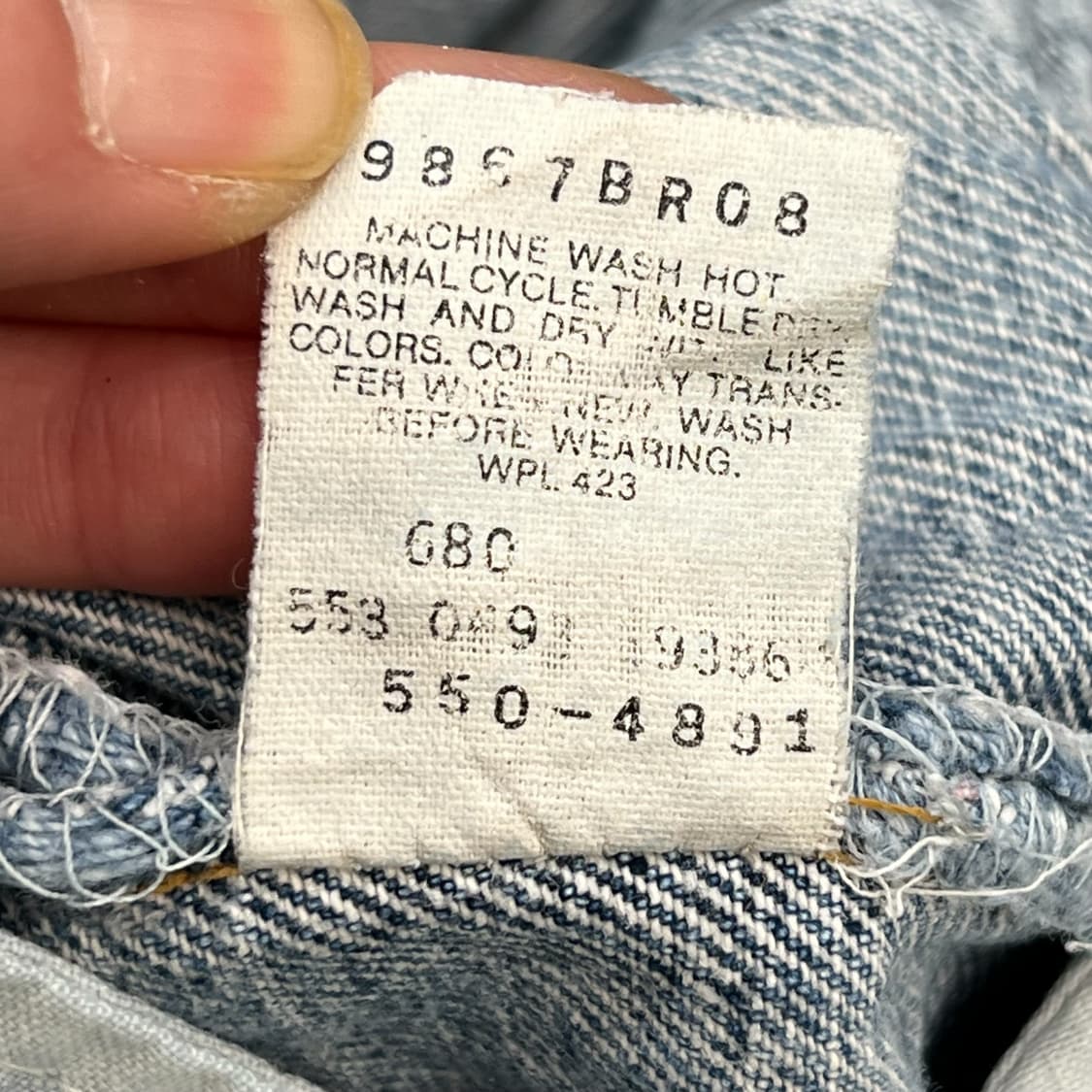 usa 리바이스 550 데님팬츠 r2116 상품이미지9