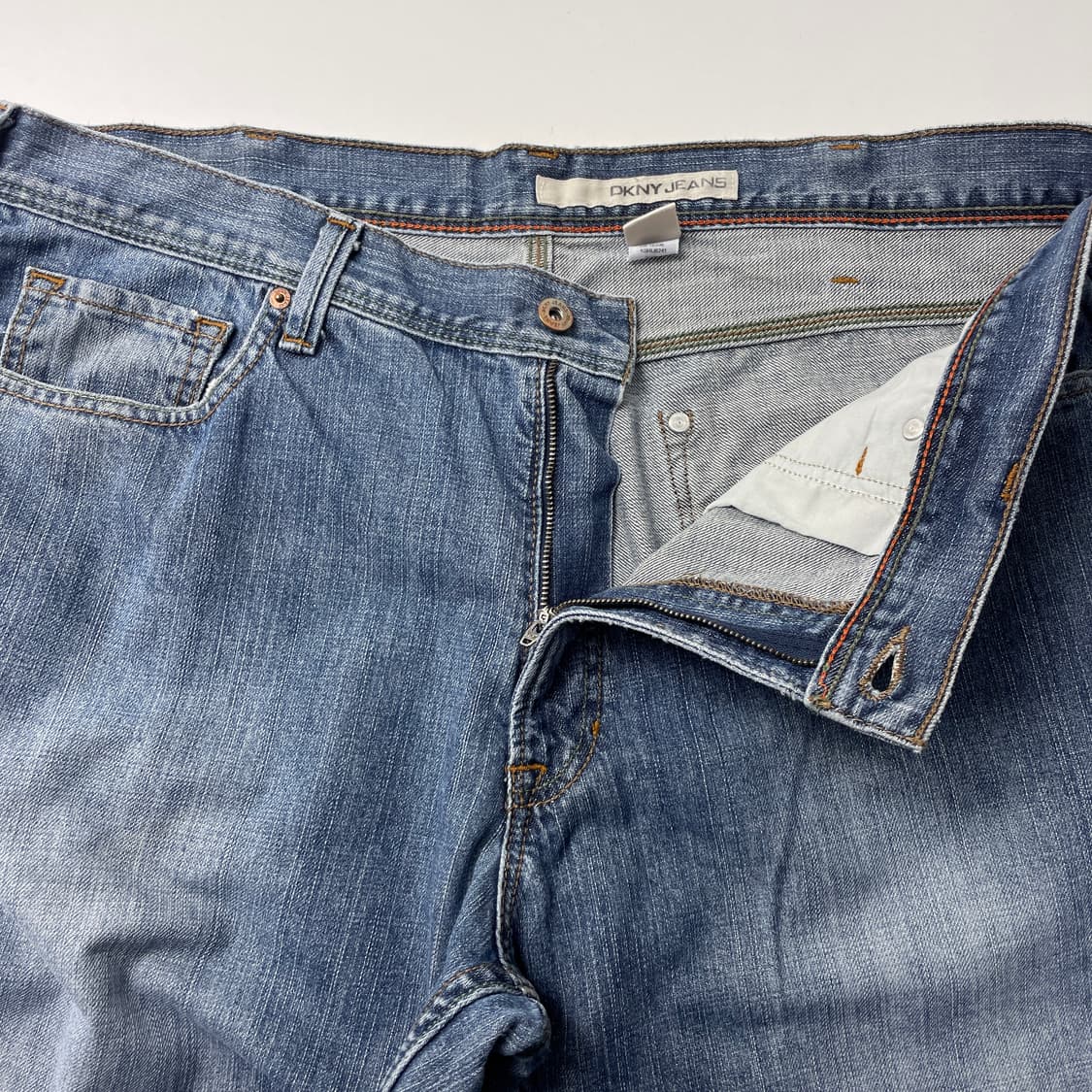 [중고] DKNY 십자 자수 데님 청바지 38 상품이미지4