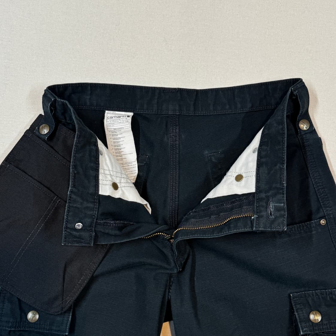 30inch) 칼하트 워크웨어 카펜터 반바지 카고 팬츠 상품이미지6