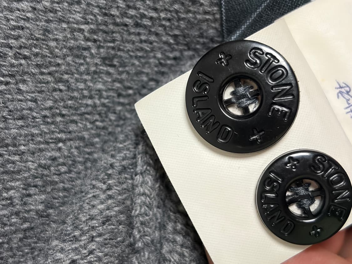 스톤아일랜드 울 니트 가디건 그레이 L 상품이미지6