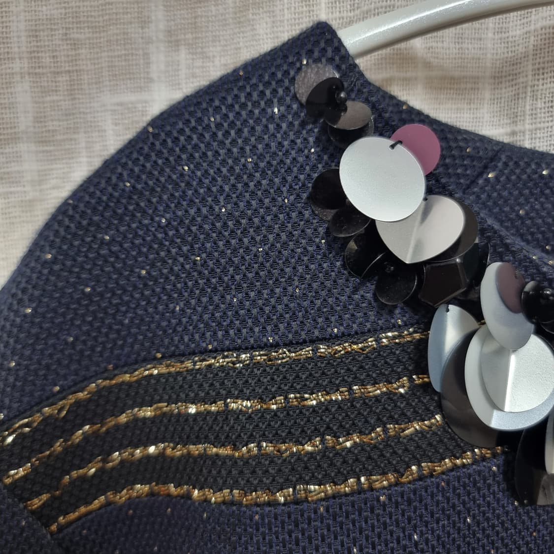 3.1 필립림 니트 블라우스 금사 스팽글 프린지 니트티 (55) 상태최상 상품이미지4