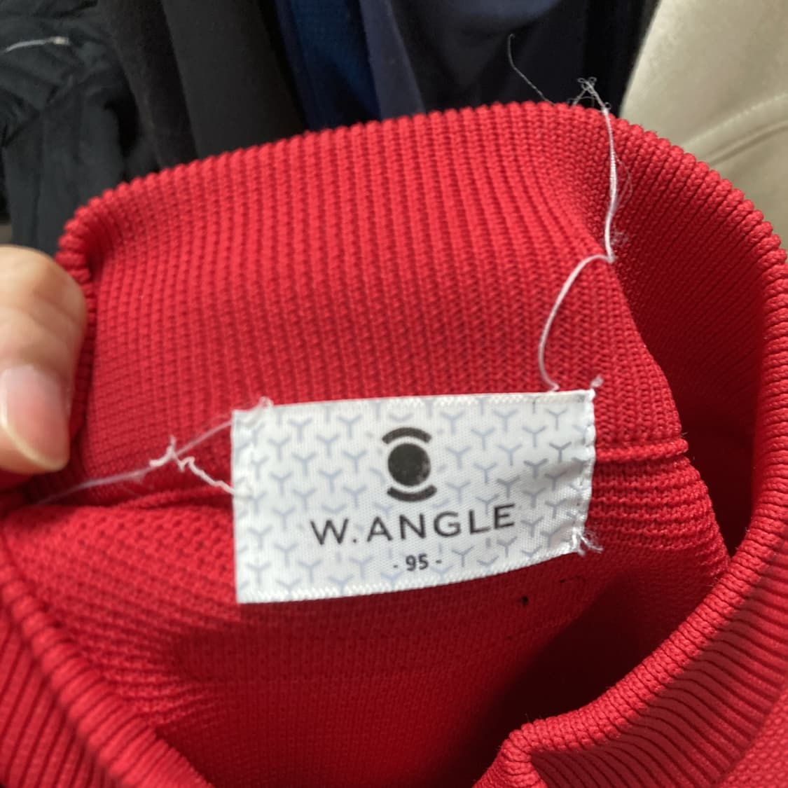 와이드앵글 남성골프집업자켓 레드 95  상품이미지4