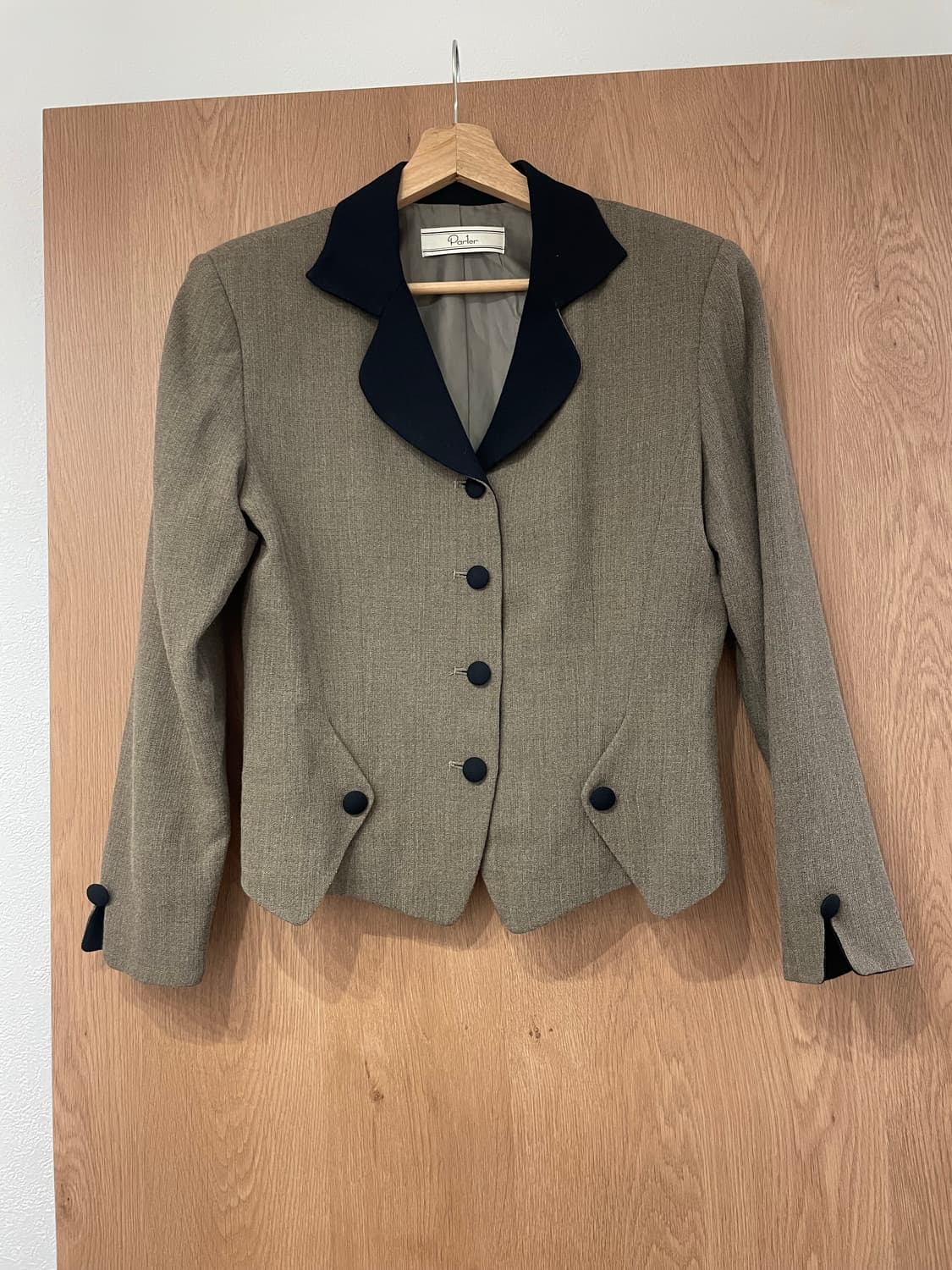 일본 빈티지 클래식 배색 자켓 상품이미지1