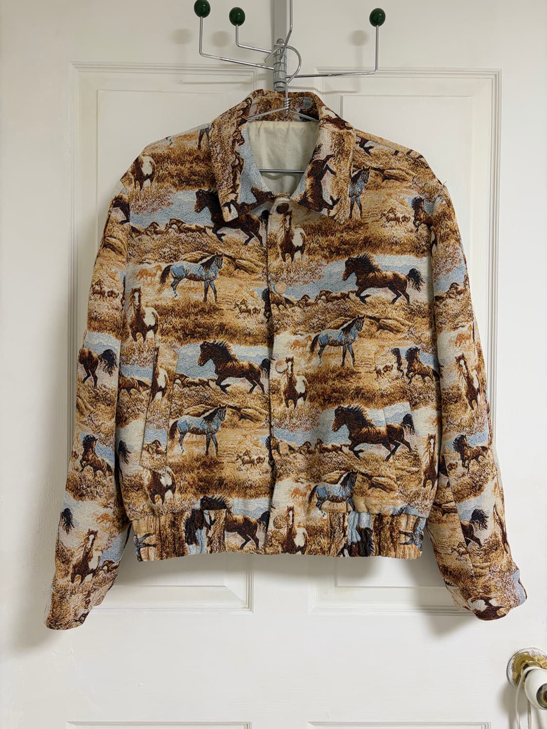 STU Western Horse Embroidery Jacquard Ja 상품이미지2