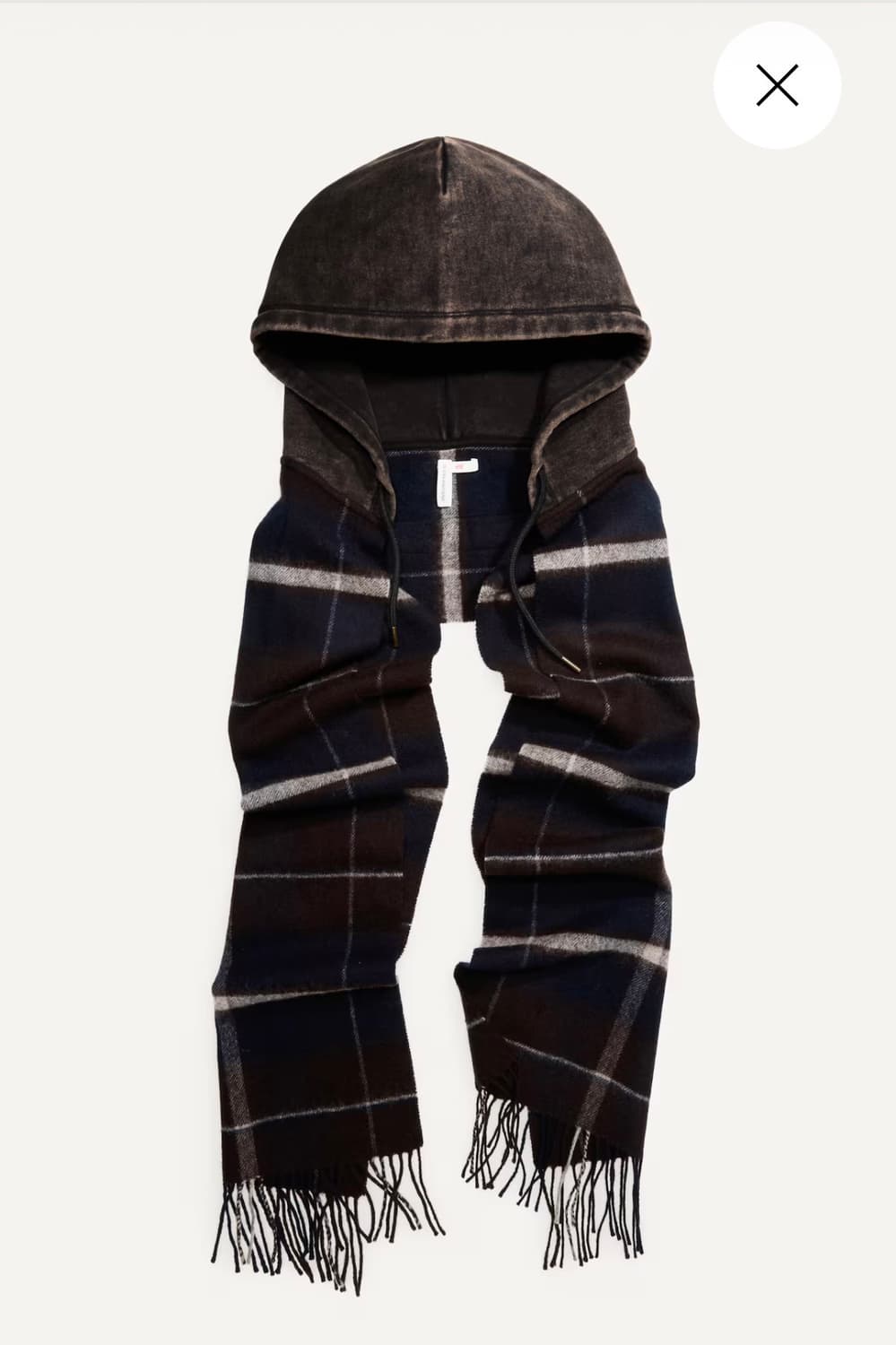 H&M 글렌마틴스 후디드 울 스카프 상품이미지1