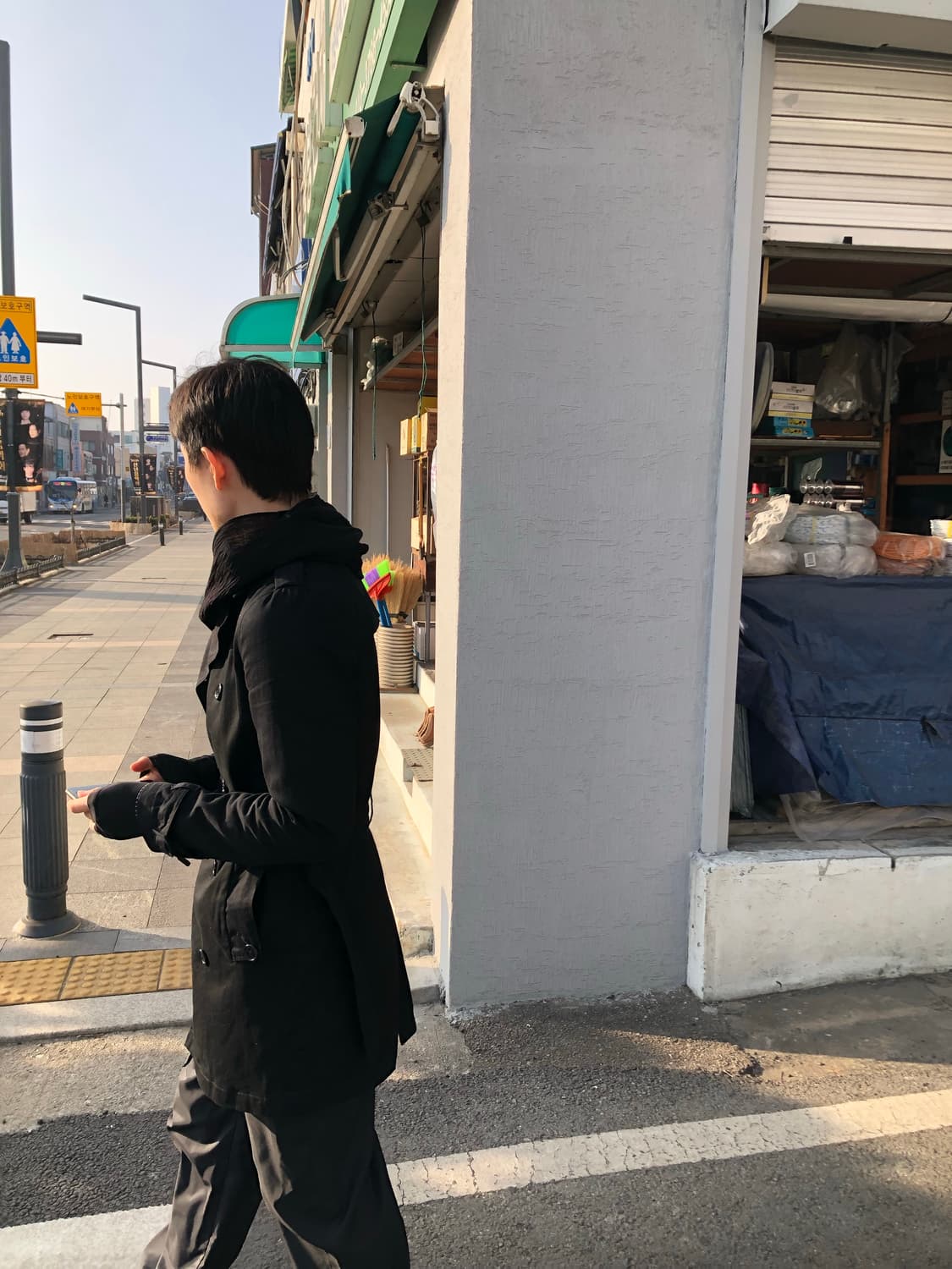 언더커버 블랙 더븧 트렌치 코트 상품이미지4