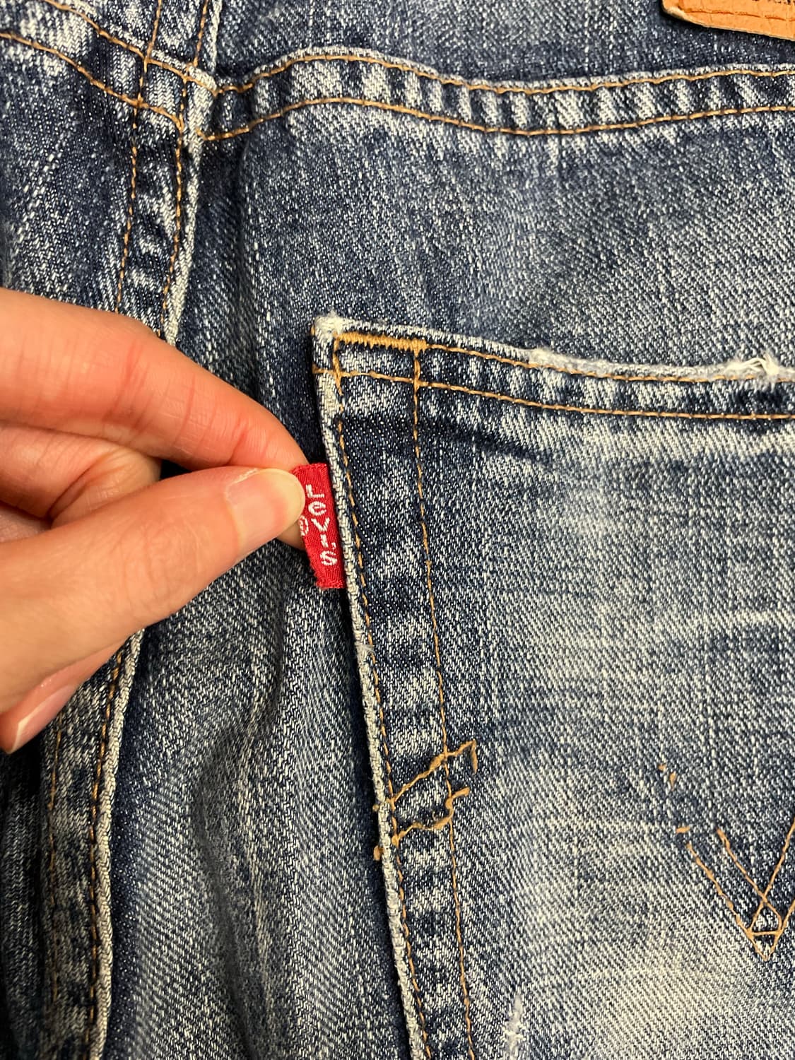 00s 리바이스 일본판 533 데님 팬츠 상품이미지10