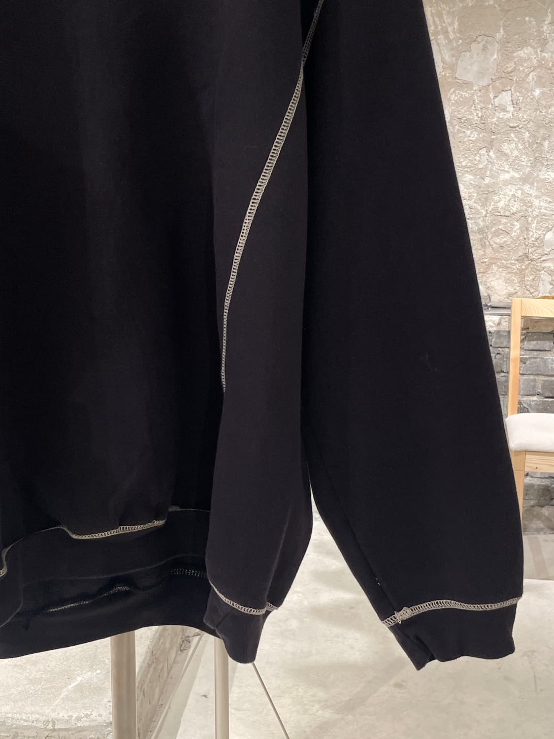 펠레 펠레 블랙 올드 스쿨 오버 스웻 셔츠 상품이미지5