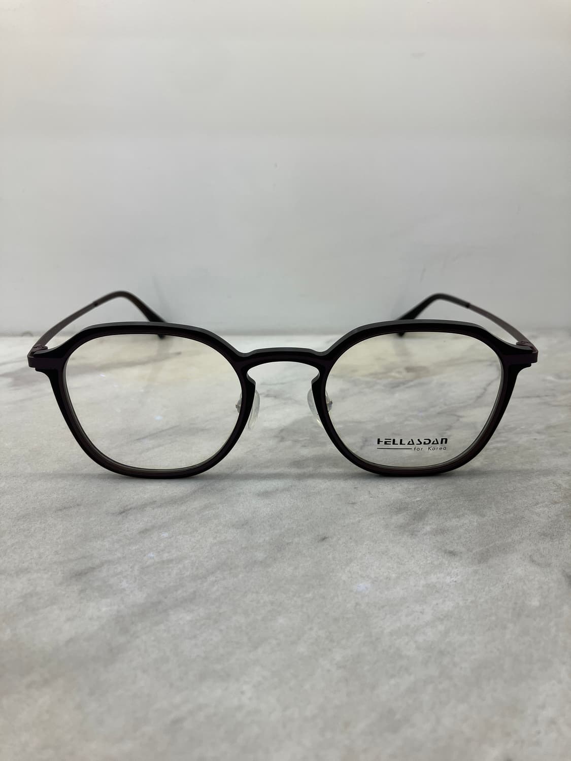 헬라스단 HELLASDAN 다크 초콜릿 솔텍스 웰링턴 메탈테 안경 상품이미지6