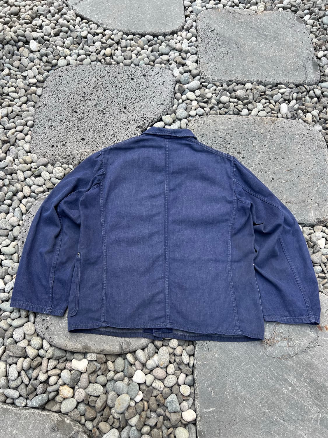 OLD VINTAGE FRENCH DENIM 데님 프렌치워크자켓 상품이미지2