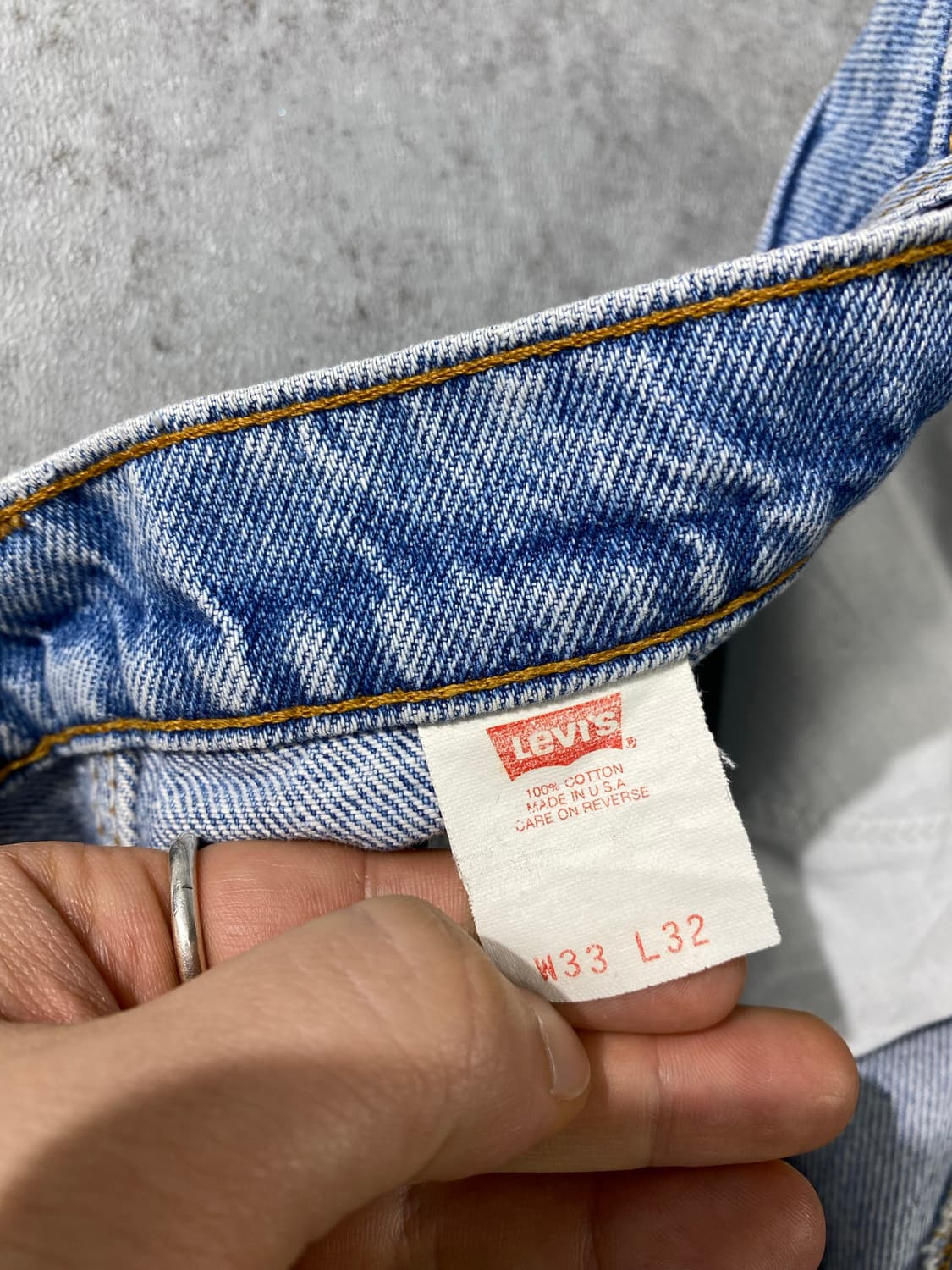 [31] 90s Levi's 517 리바이스 오렌지탭 부츠컷 데님팬츠 상품이미지8