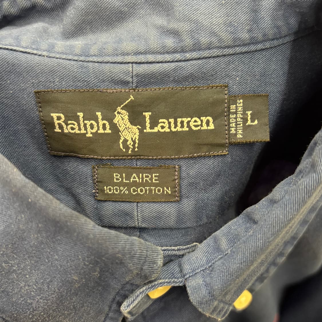 L 폴로랄프로렌 블레어 블루 셔츠  상품이미지4