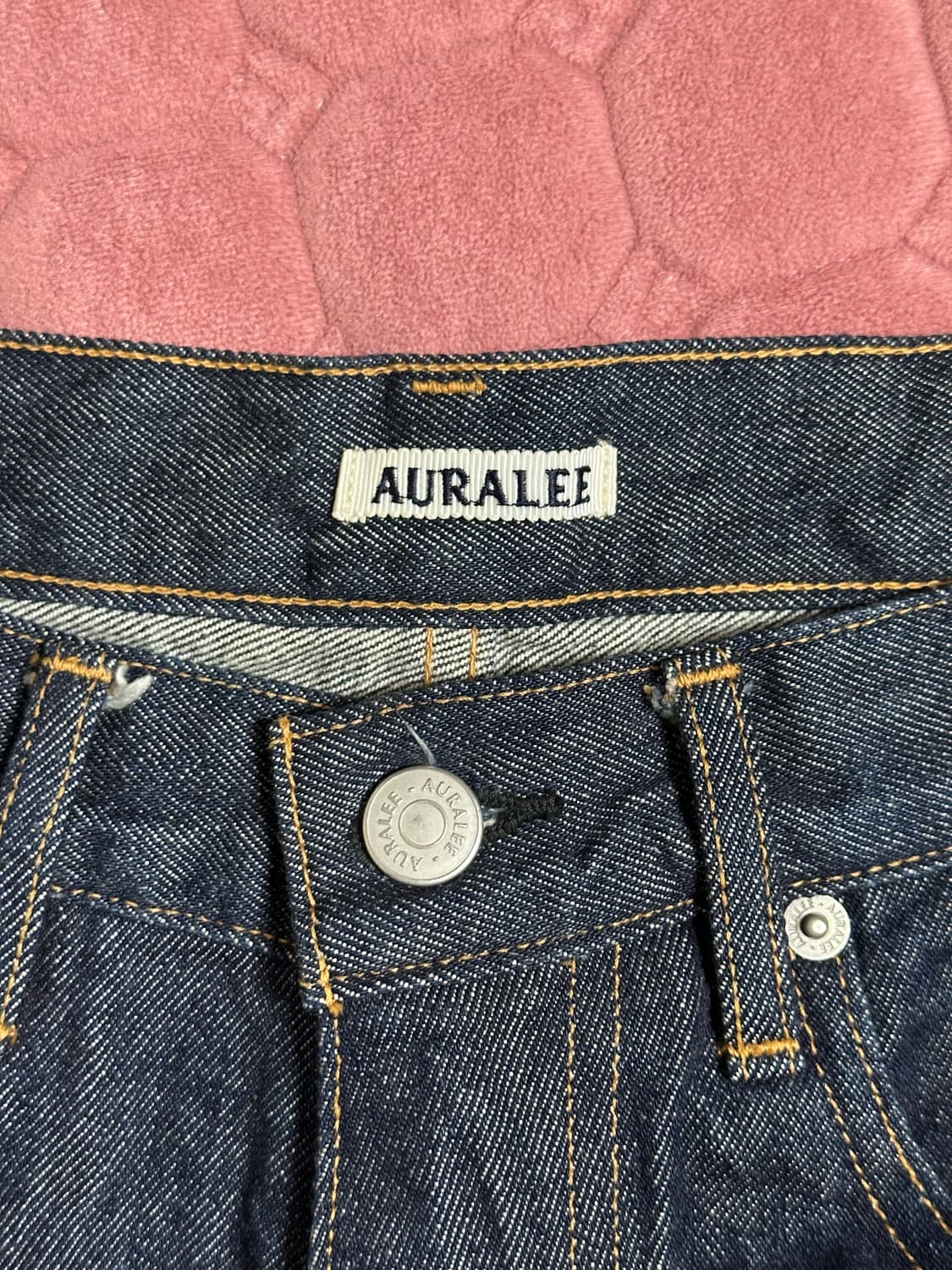 오라리 하드트위스트 와이드 데님 30 상품이미지3