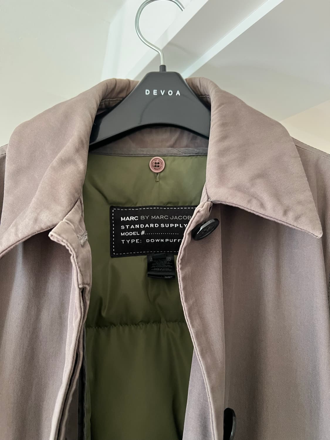 MARC BY MARC JACOBS 패딩 (분리형) 트렌치 코트 XS s 상품이미지2