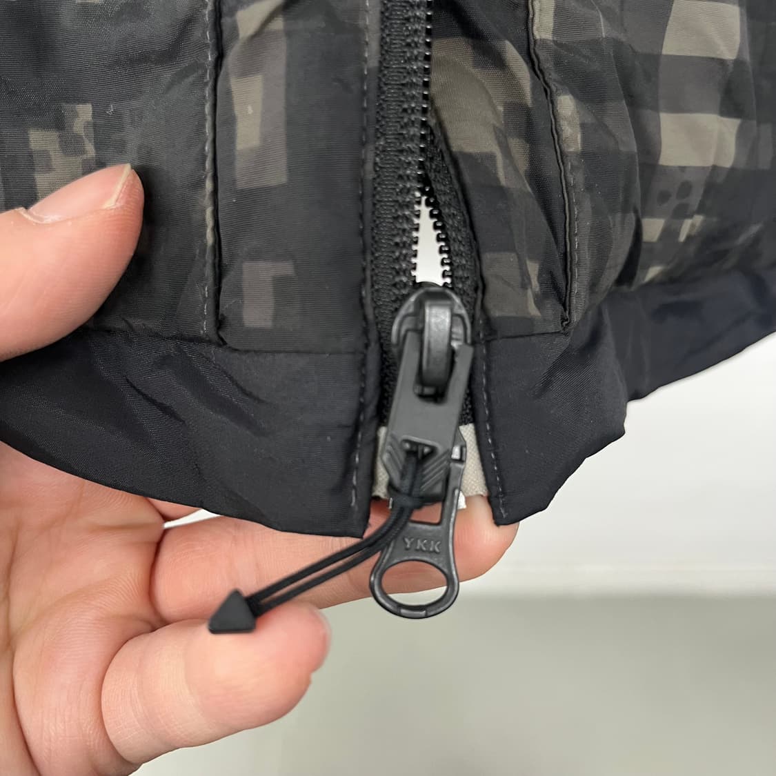 아디다스 블랙 패턴 패딩 점퍼 s 상품이미지5