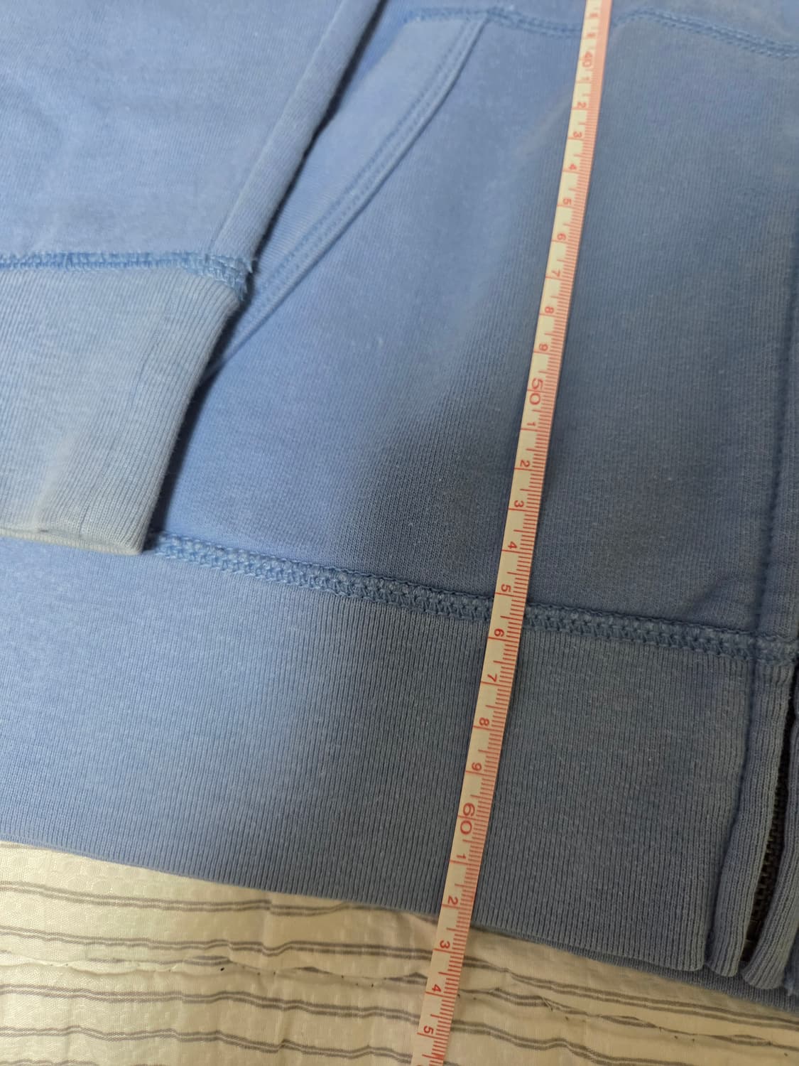 갭 스카이블루 소라색 후드집업 상품이미지4