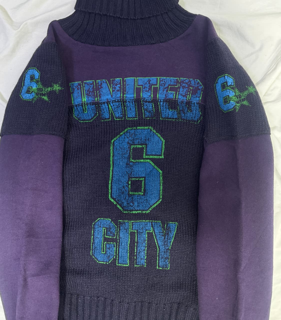 Sky bomber 럭비 터틀넥 니트 상품이미지6