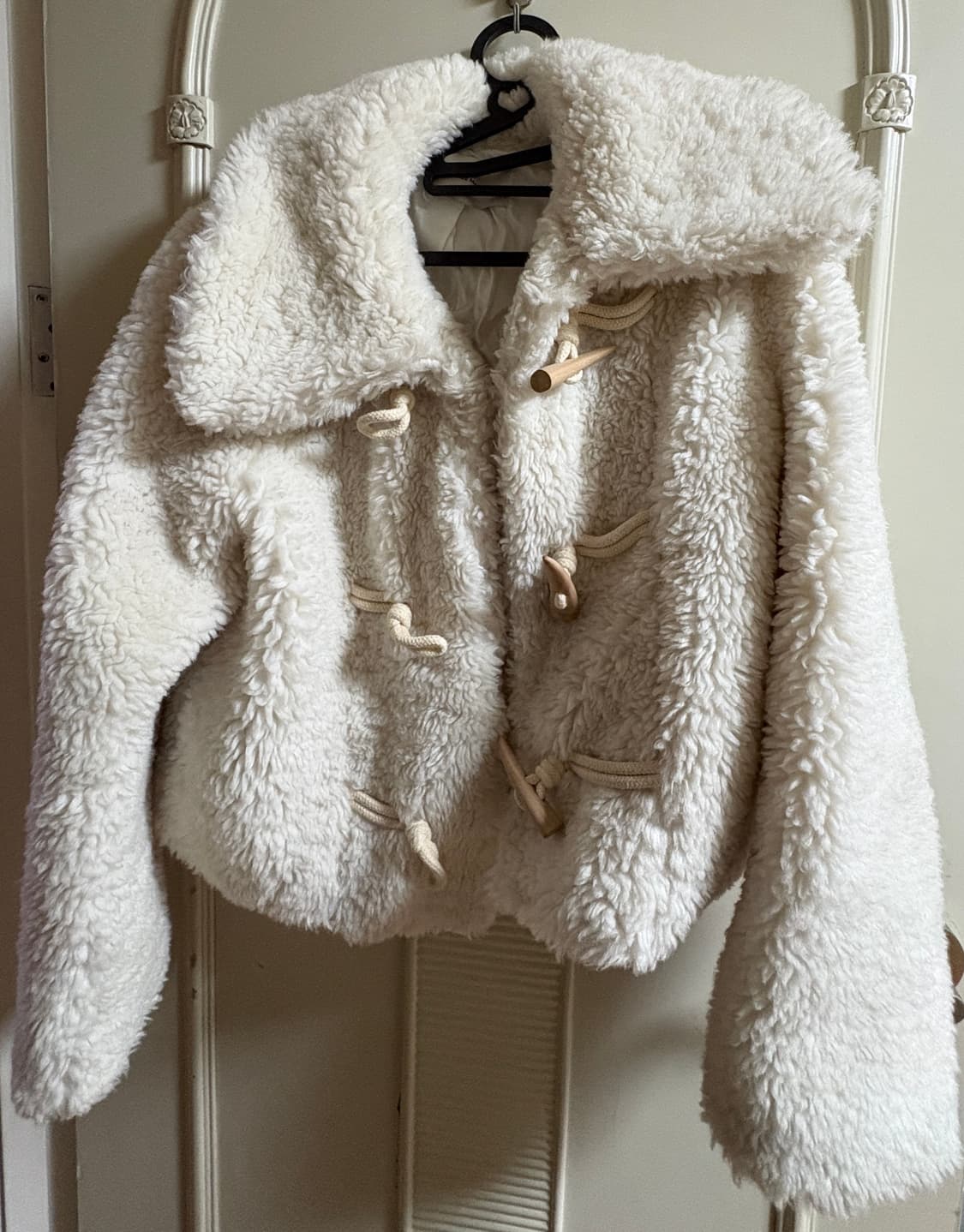 Toggle fur jacket - Ivory 상품이미지1