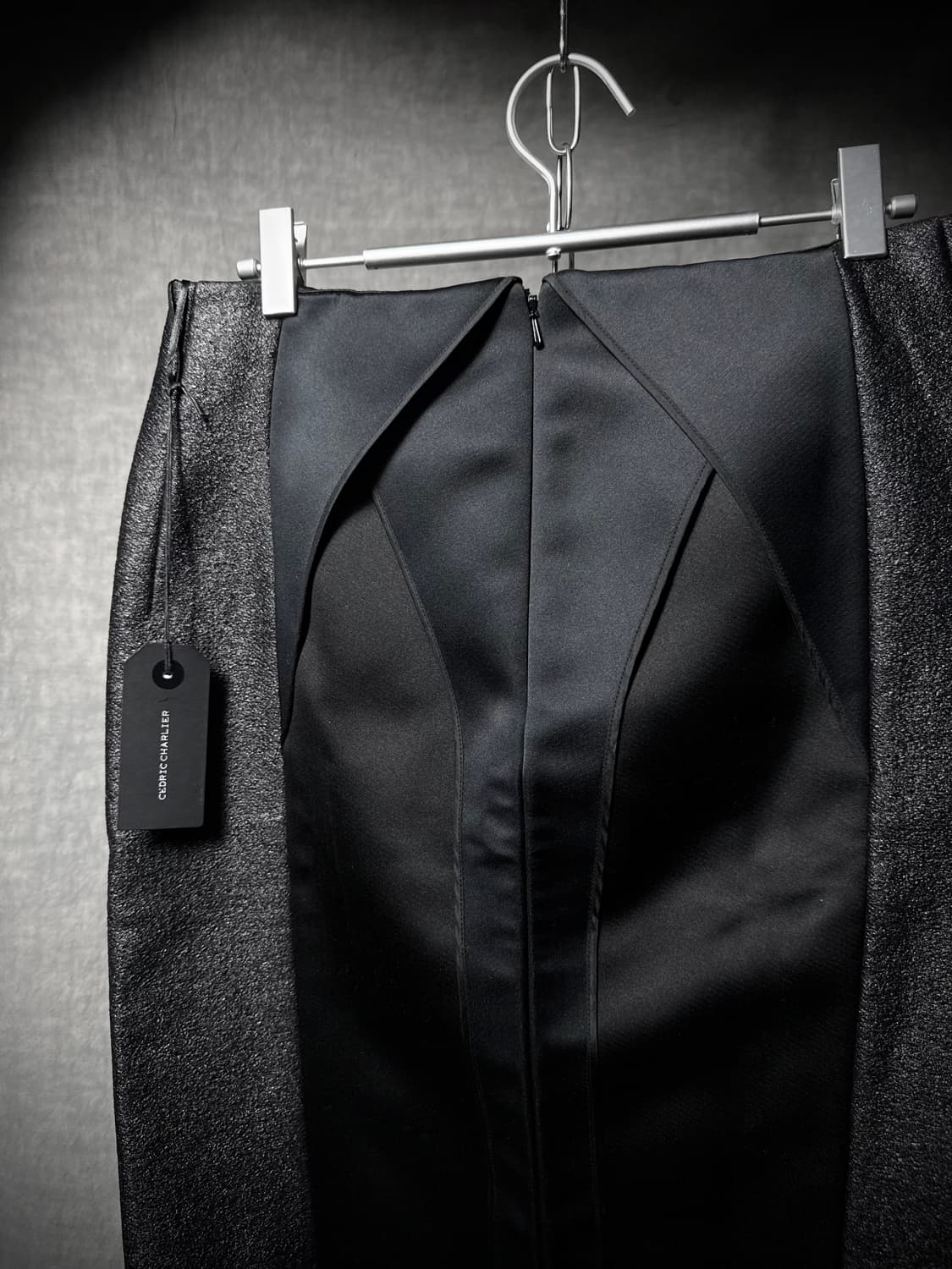 Cédric Charlier Metallic Paneled Skirt 상품이미지4