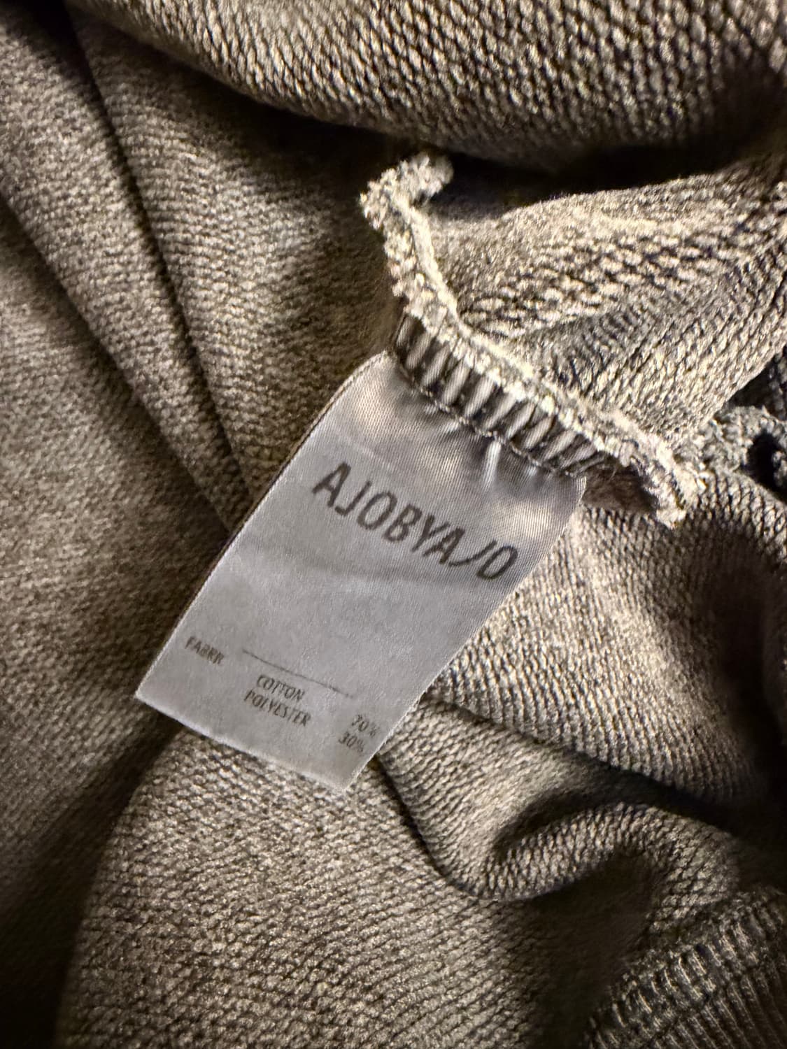 AJO BY AJO 투폴드 와이드 스웻셔츠 XL 상품이미지9