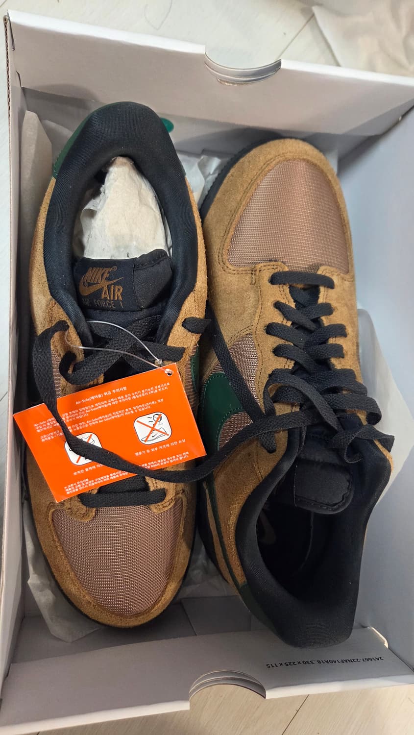 나이키 에어포스 1 로우 유니티 브리티시 탄 상품이미지2