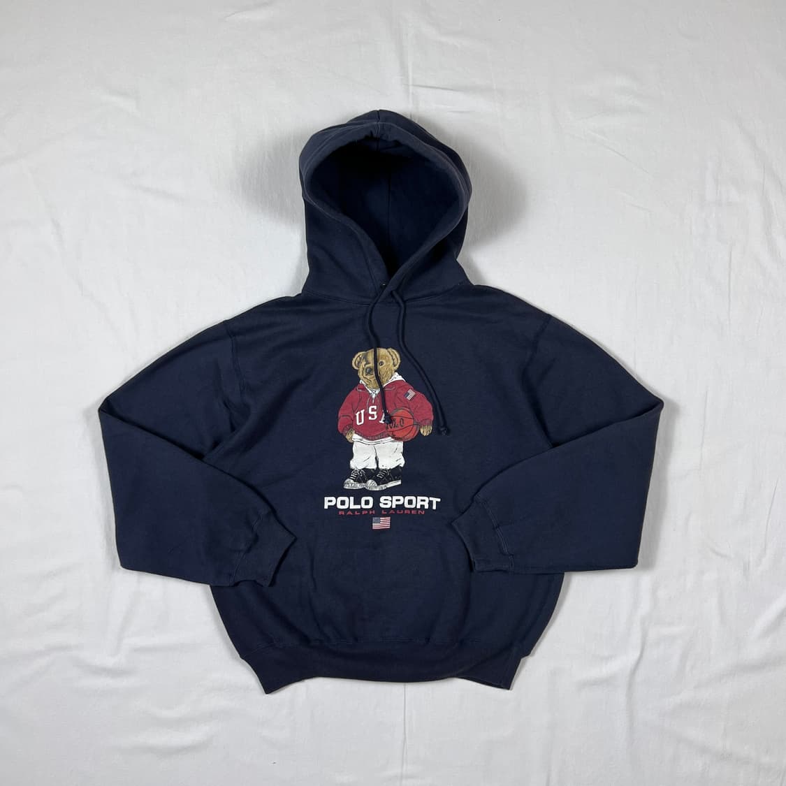 90s 폴로랄프로렌 og usa 베어 후드티 상품이미지1